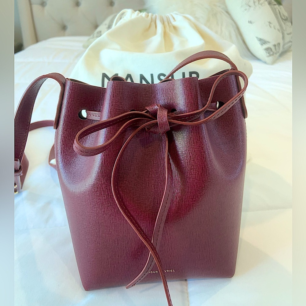 Mansur Gavriel mini bucket bag like NEW